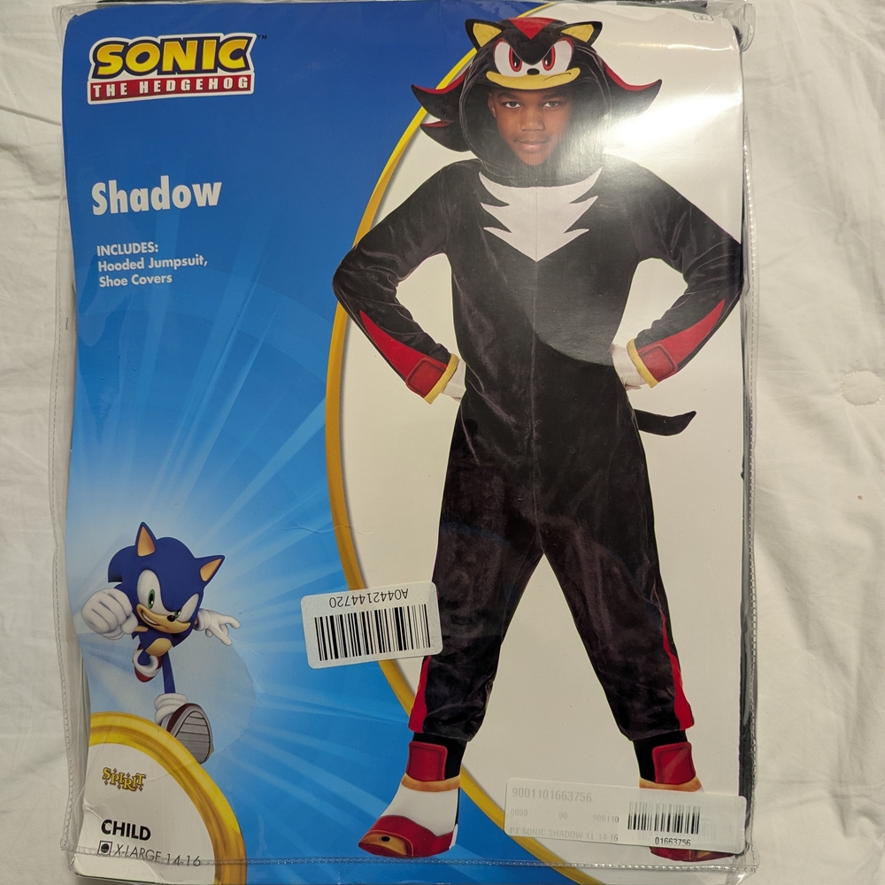 Spirit Shadow Kids Costume - Black, Red, and White